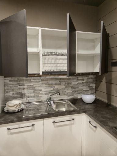 complete hoekkeuken Ar-Tre Up Design AR 2466 - open bovenkast