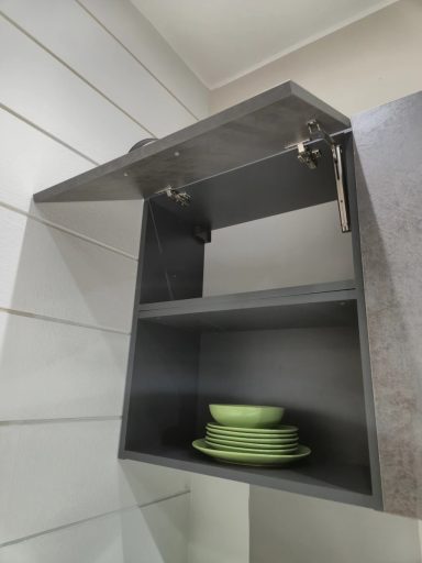 Bovenkast leisteen cement met open vak Mira Cada 240x60