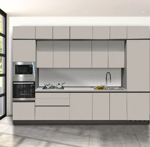 Complete keuken inclusief apparatuur Ar-Tre Sky 360x60 beton parel 7495 euro AR2127 tussen 5000 en 6000 euro